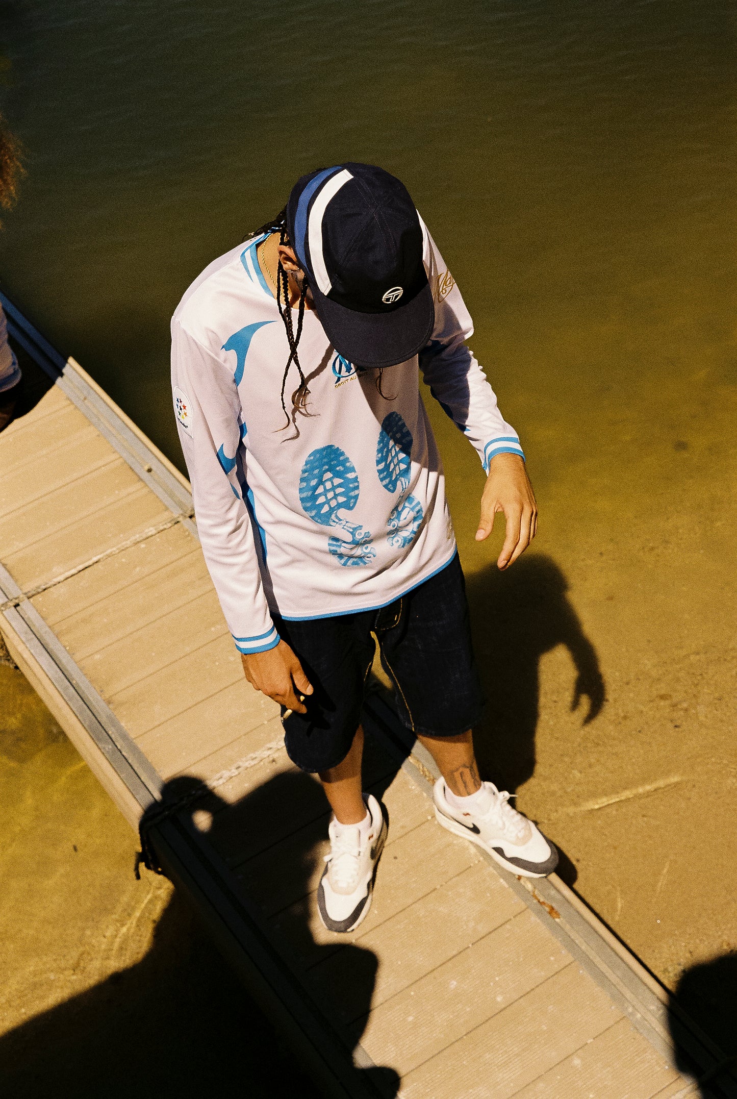 CAMISETA OLYMPIQUE PLAYER WHITE LONGSLEEVE