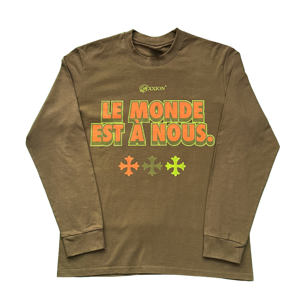 CAMISETA "LE MONDE EST À NOUS"