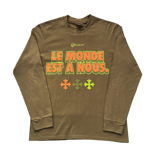 CAMISETA "LE MONDE EST À NOUS"