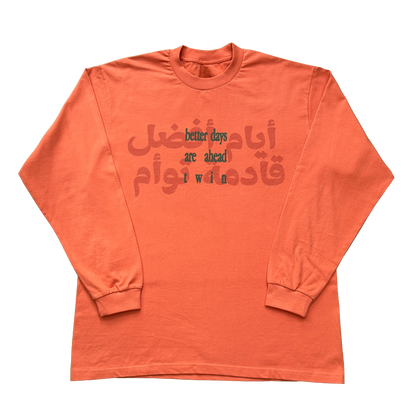 CAMISETA "BETTER DAYS" ORANGE