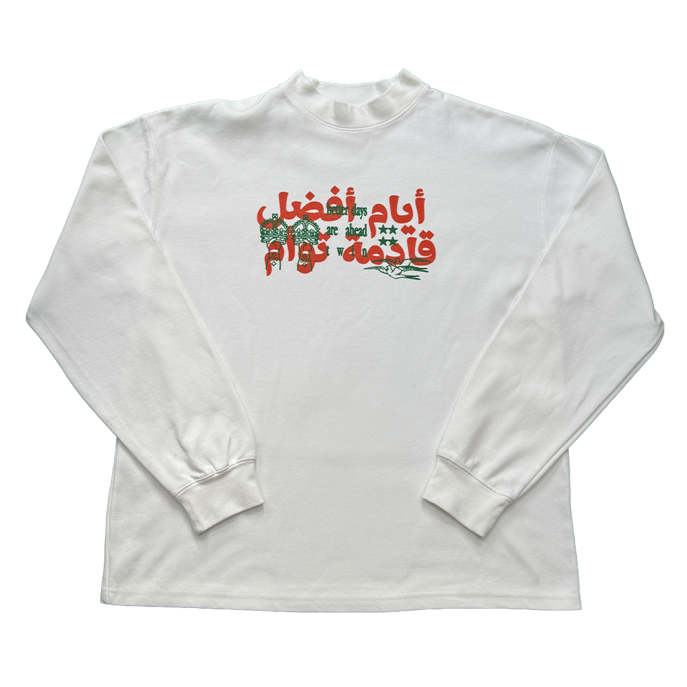 SUDADERA "BETTER DAYS" (WHITE)